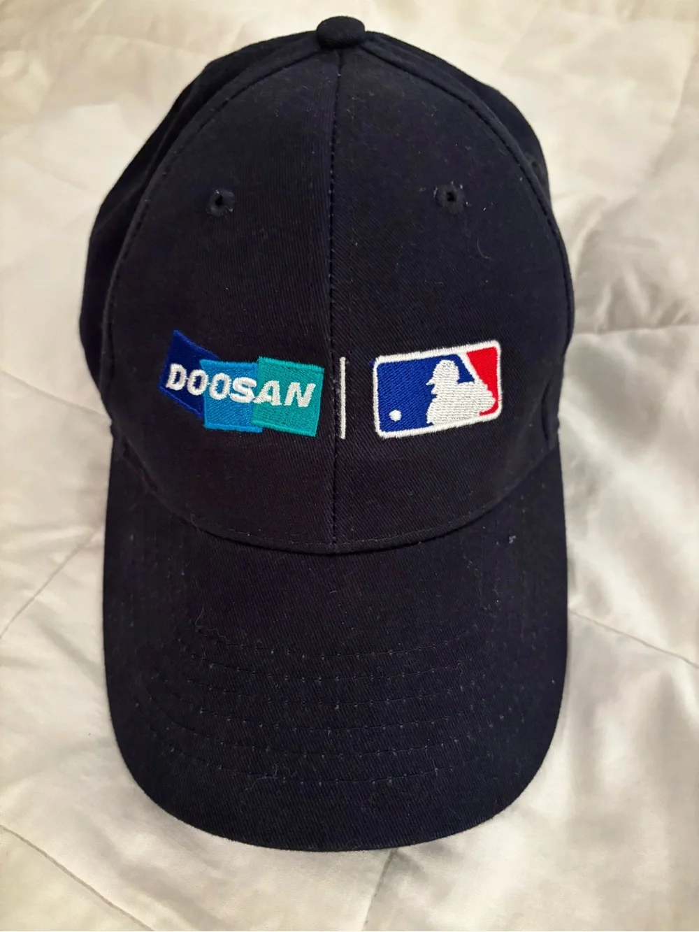 MLB Doosan Black MLB Embroidered Baseball Cap NEW